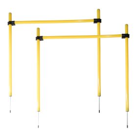 Pet Life Jumping Hurdle Collapsible Agility Dog Trainer Kit Pet Life Jumping Hurdle Collapsible Agility Dog Trainer Kit